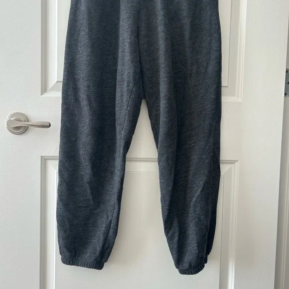 Cozy Dark Grey American Eagle Jogger Pants - Picture 2 of 4